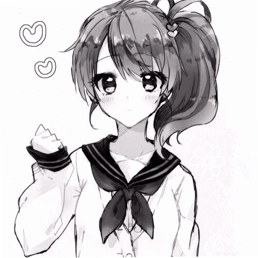 Hình ảnh anime Trắng Đen Đẹp, năng lượng tích cực
