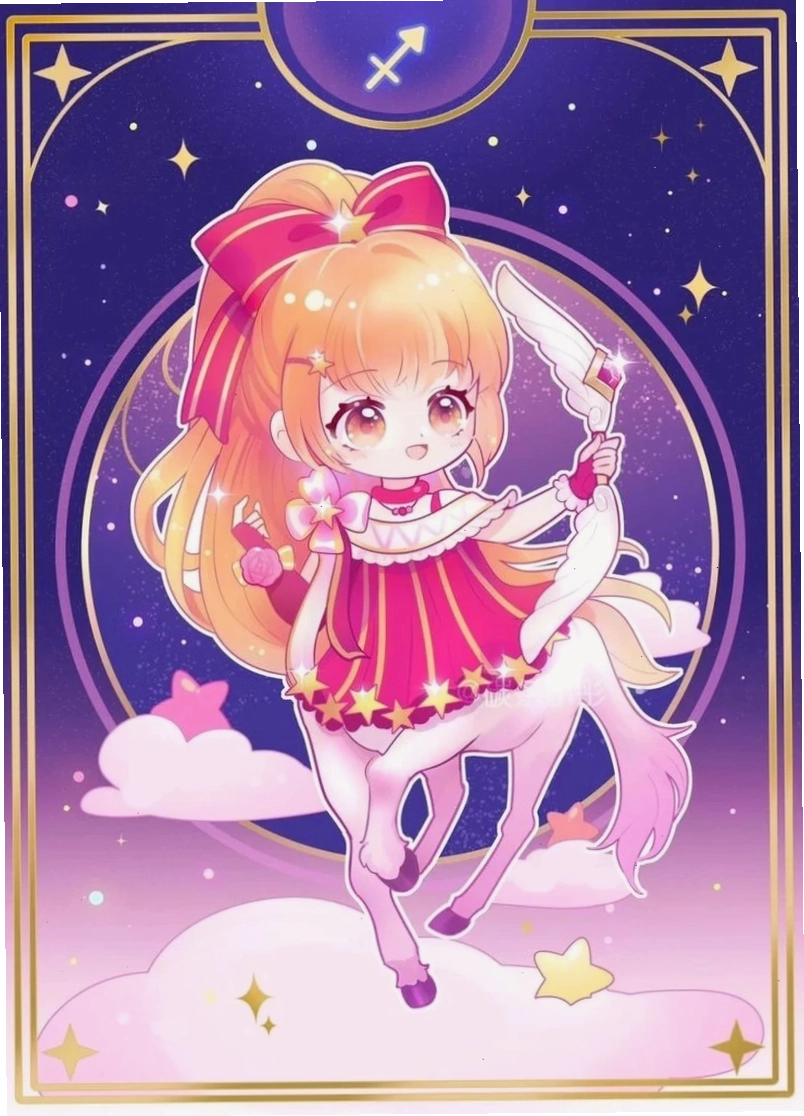 Hình ảnh cung nhân mã chibi siêu dễ thương