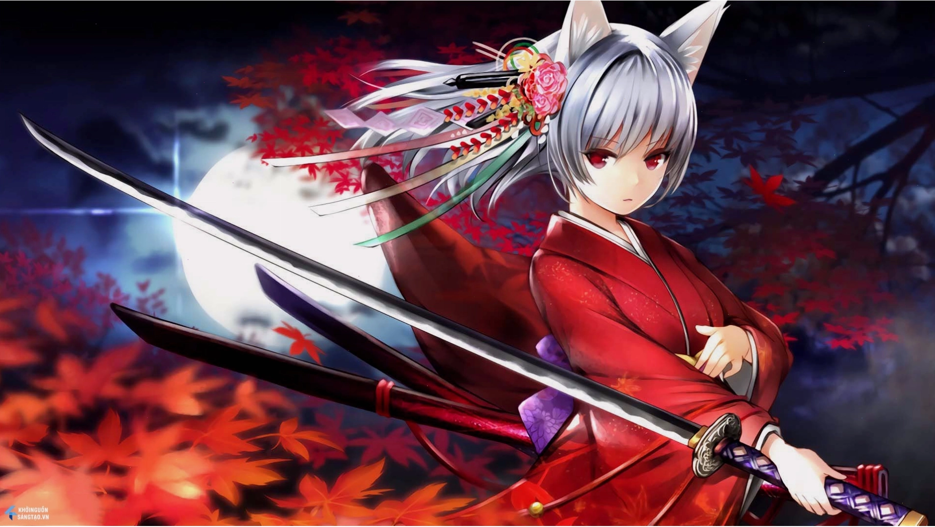 Hình ảnh nghệ thuật của nhân vật anime nữ lạnh lùng