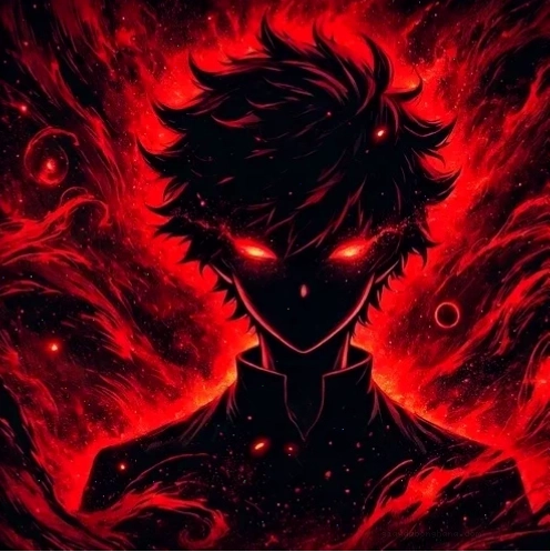 Hình ảnh profile anime nữ ác quỷ với vẻ đẹp sắc sảo