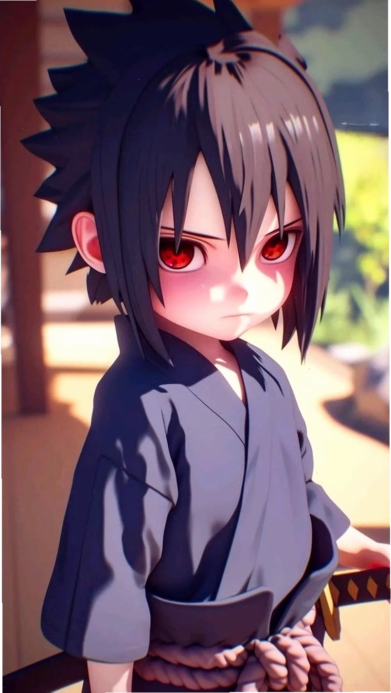 Hình ảnh siêu dễ thương với ảnh Sasuke chibi cute