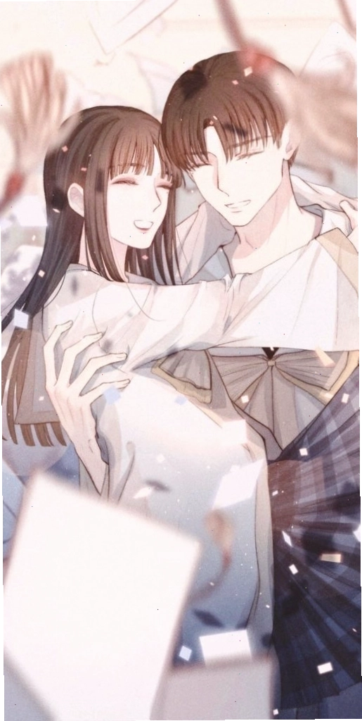 Hình cặp đôi cute anime tình cảm