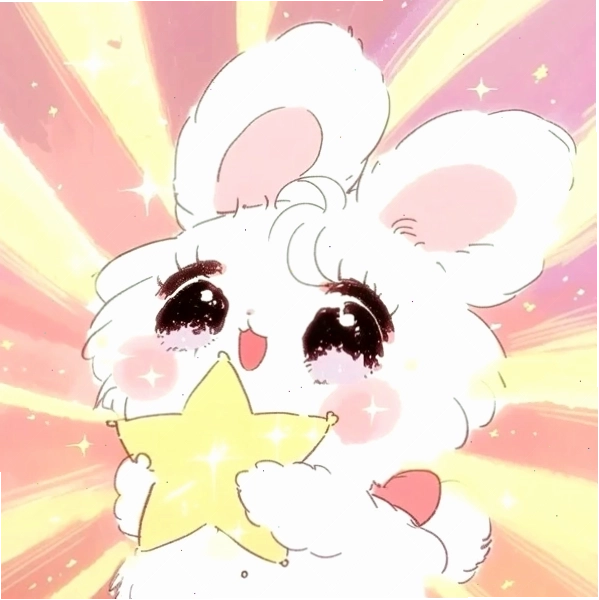 Hình con thỏ chibi cute theo phong cách anime