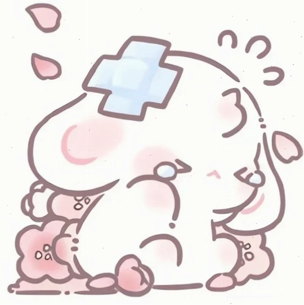 Hình thỏ chibi dễ thương đang vẫy tay chào