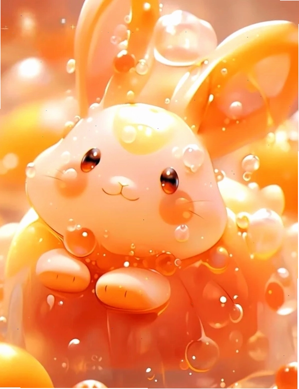 Hình thỏ theo phong cách chibi anime