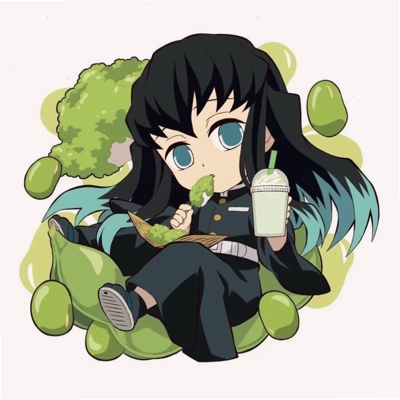 Hóa thân siêu ngầu với tokito muichiro chibi