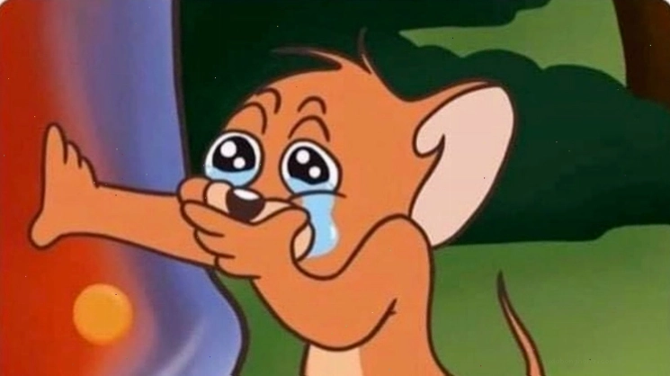 Jerry đang khóc trong meme