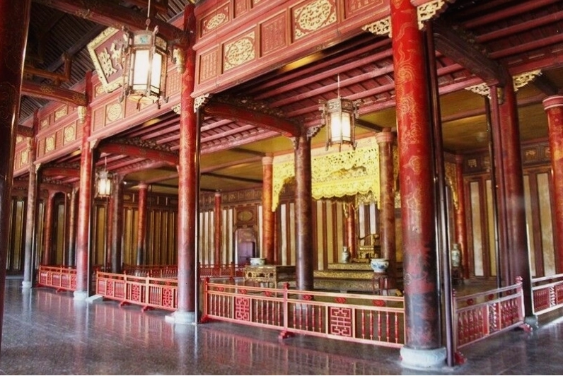 Không gian bên trong Tử Cấm Thành, nơi ở của vua chúa triều Nguyễn