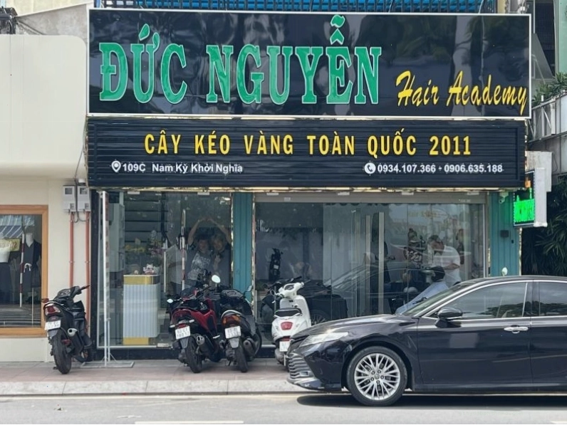 Không gian sang trọng tại Hair Salon & Academy Đức Nguyễn, tiệm tóc Mỹ Tho