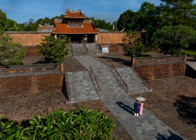 Không gian yên bình và thơ mộng tại Lăng Tự Đức