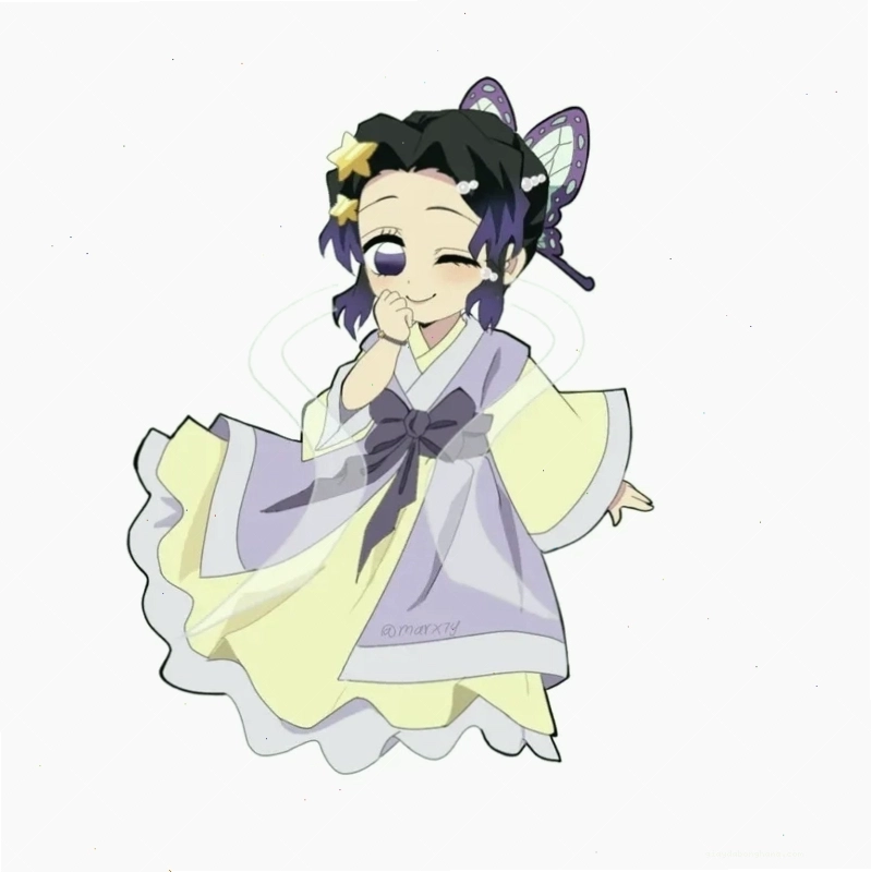 Không thể bỏ lỡ sự đáng yêu của kawaii shinobu chibi với trang phục đặc trưng