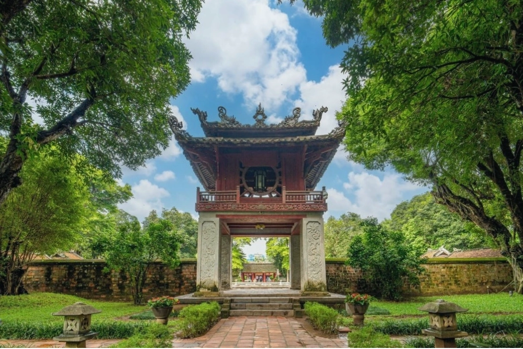 Khuê Văn Các trong di tích Văn Miếu - Quốc Tử Giám