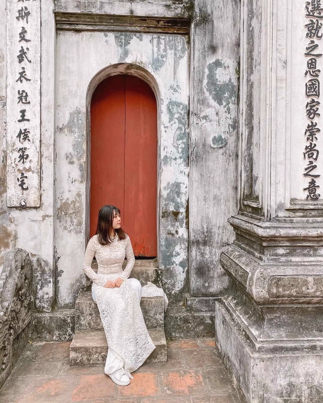 Kiến trúc cổ kính tại Văn Miếu Quốc Tử Giám