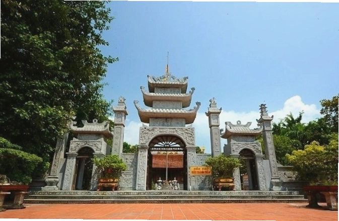 Kiến trúc đền thờ Đức Vua Ngô Quyền tại Tràng Kênh
