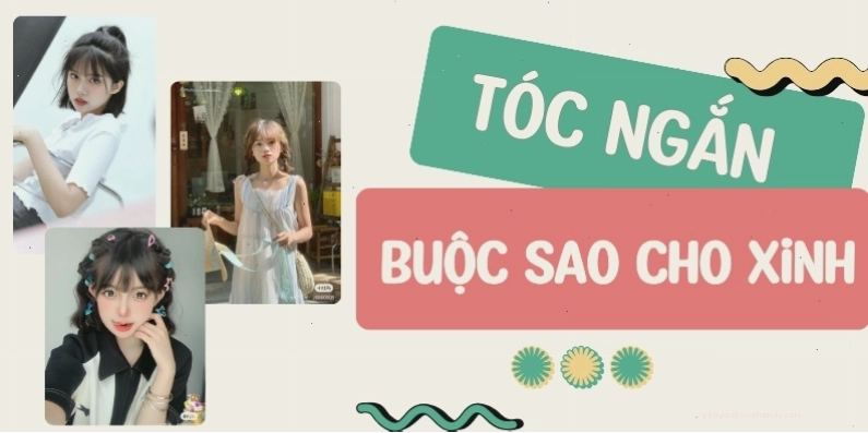 Kiểu tết tóc hai bên đơn giản cho tóc ngắn ngang vai