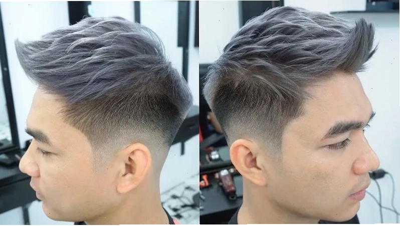 Kiểu tóc Side Part rẽ ngôi lệch với mái dài giúp tạo vẻ ngoài lịch lãm và che khuyết điểm