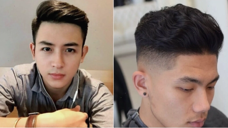 Kiểu tóc Undercut nam tính với phần mái vuốt cao