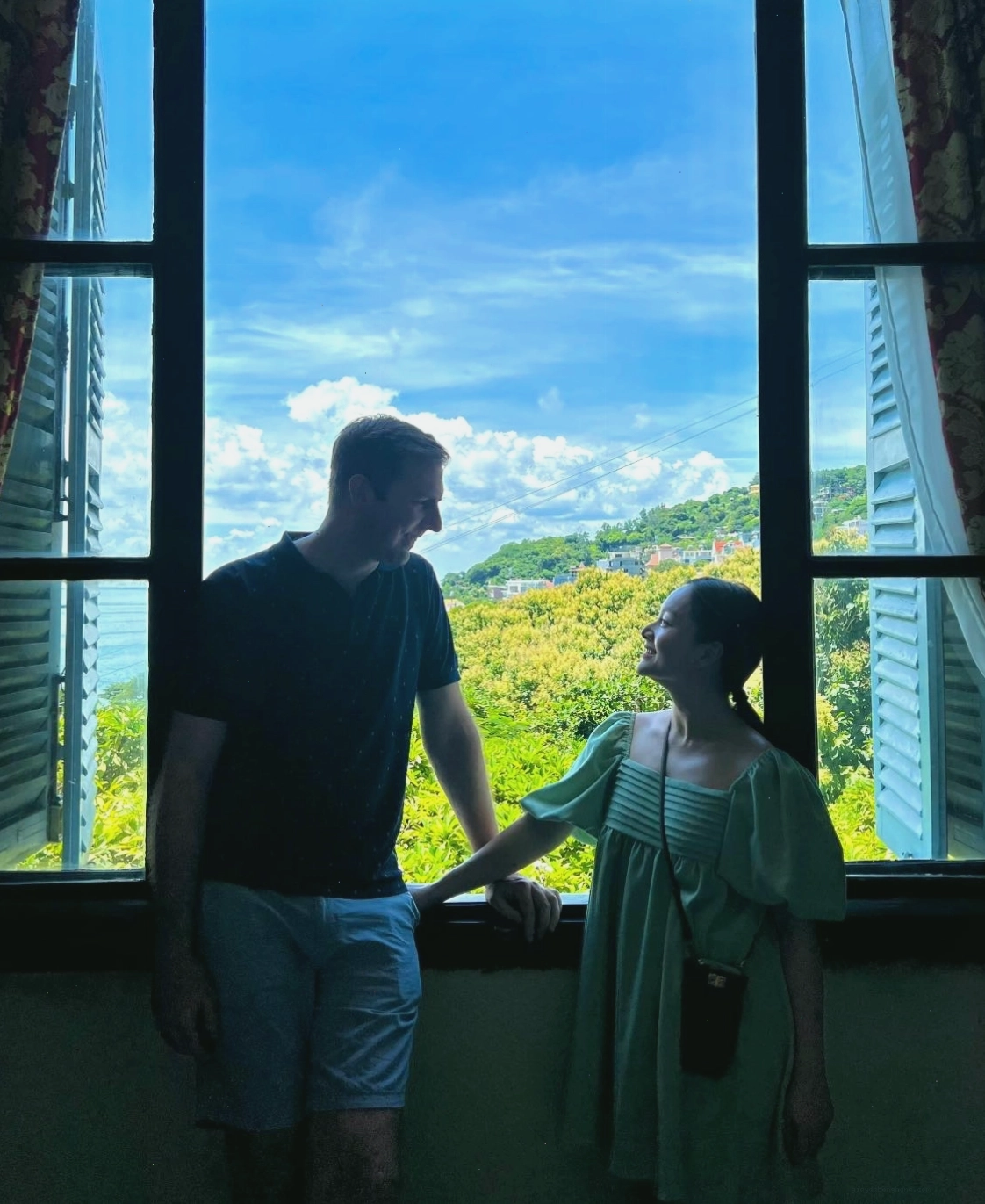 Lan Phương và chồng Tây