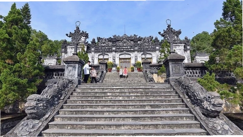 Lăng Khải Định với kiến trúc độc đáo