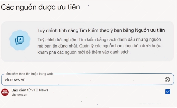 Logo VTC News là một trong những nguồn tin tức đáng tin cậy