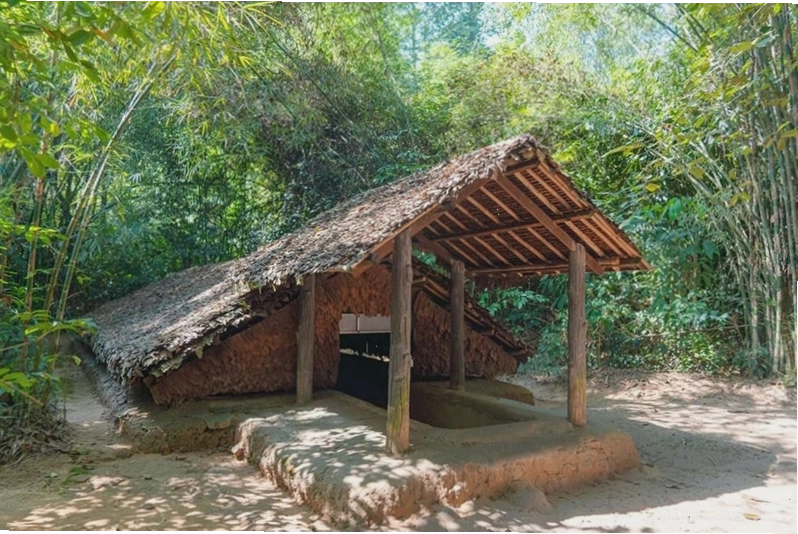 Lối vào một đoạn hầm của Địa Đạo Củ Chi