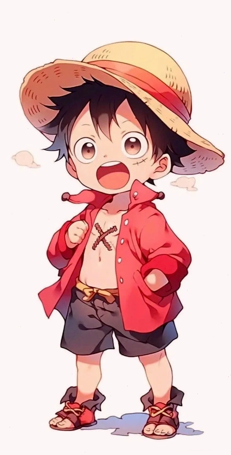 Luffy Chibi qua nét vẽ Fanart