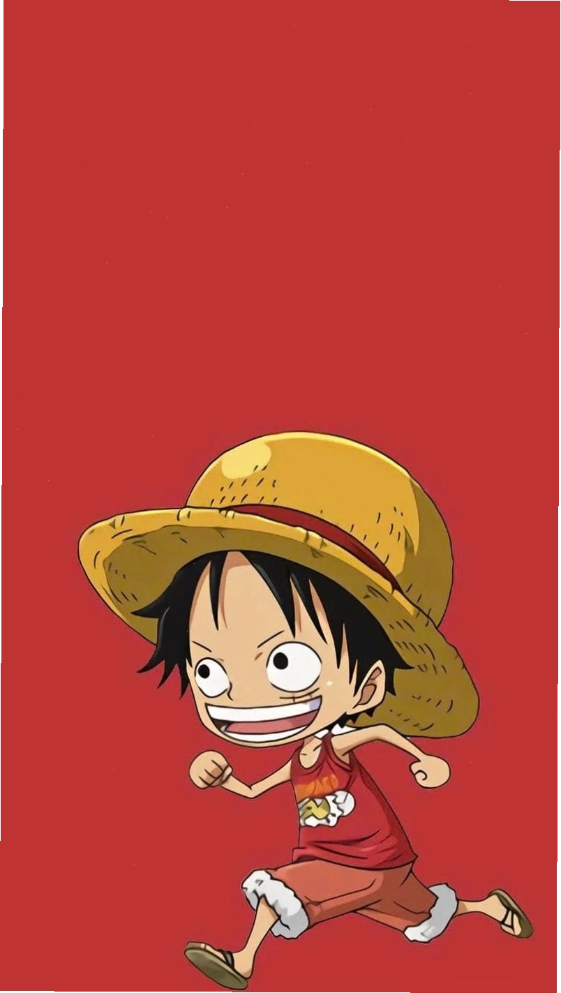 Luffy Chibi với vẻ mặt buồn bã