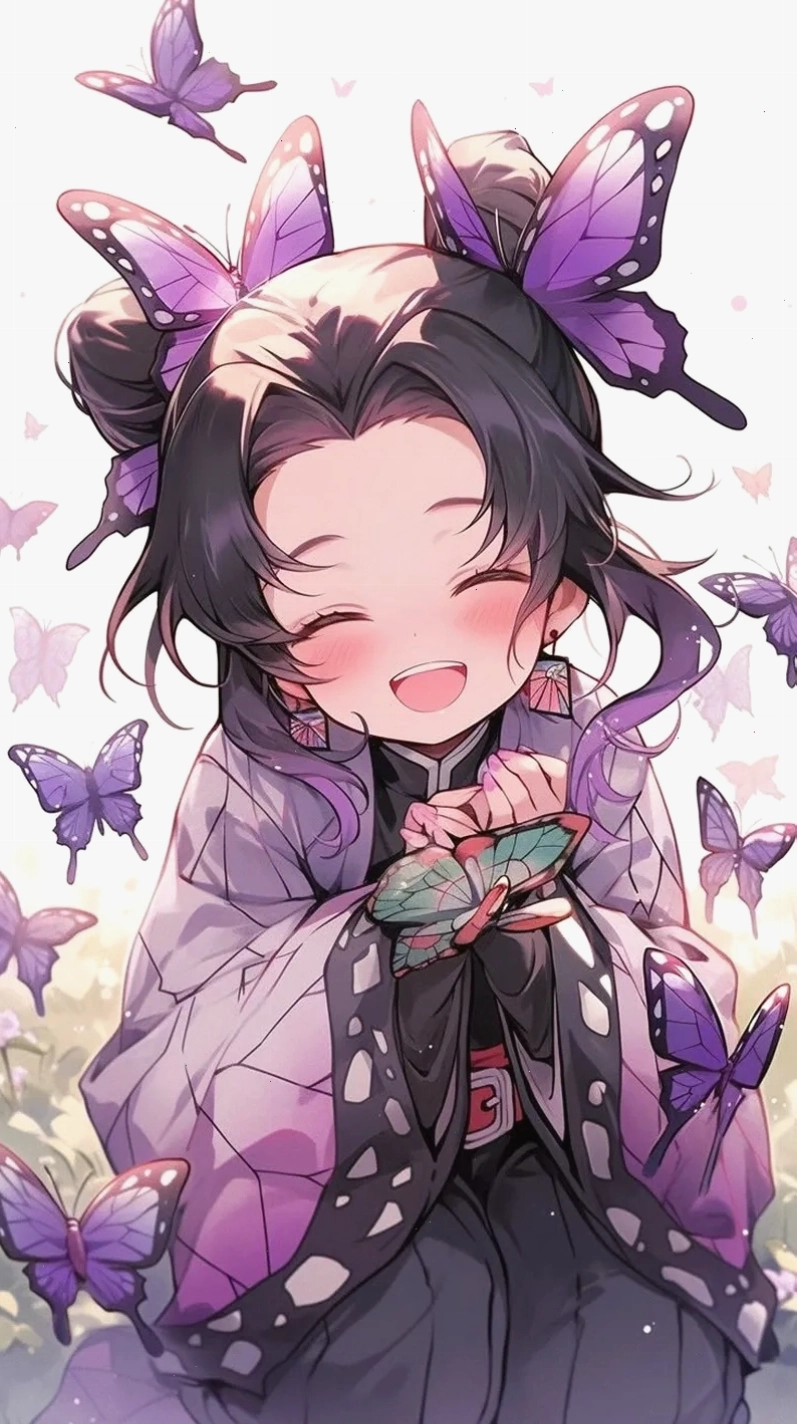 Lưu giữ khoảnh khắc qua ảnh shinobu chibi cute làm kỷ niệm