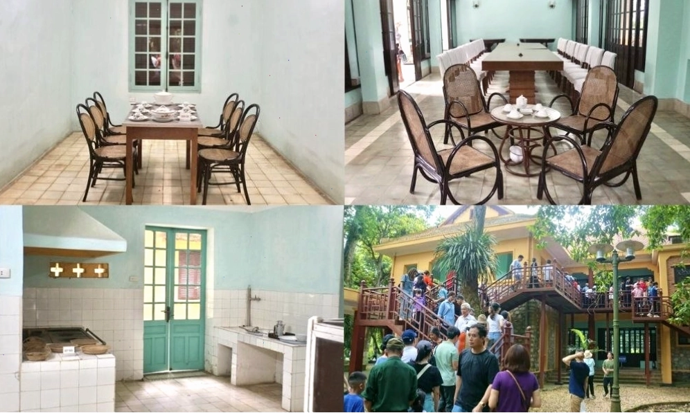 Mặt tiền ngôi nhà hai tầng tại Khu di tích K9 Đá Chông, nơi có ý nghĩa lịch sử quan trọng.