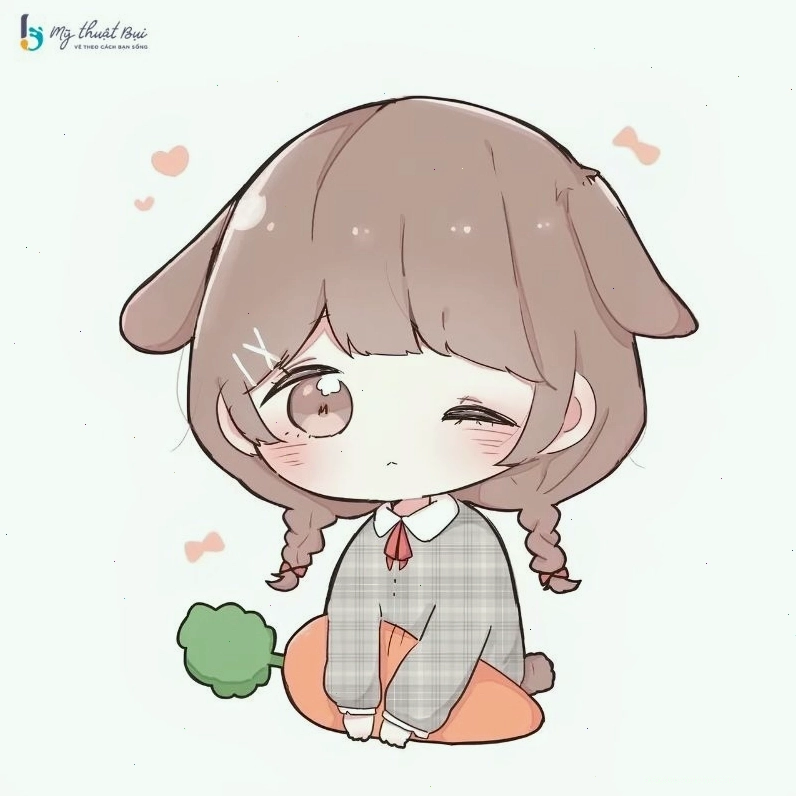 Mẫu vẽ chibi nữ dễ thương