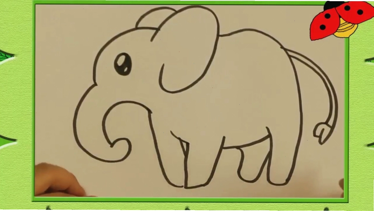 Mẫu voi chibi sáng tạo