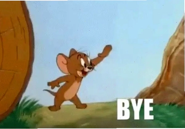 Meme bye đầy biểu cảm