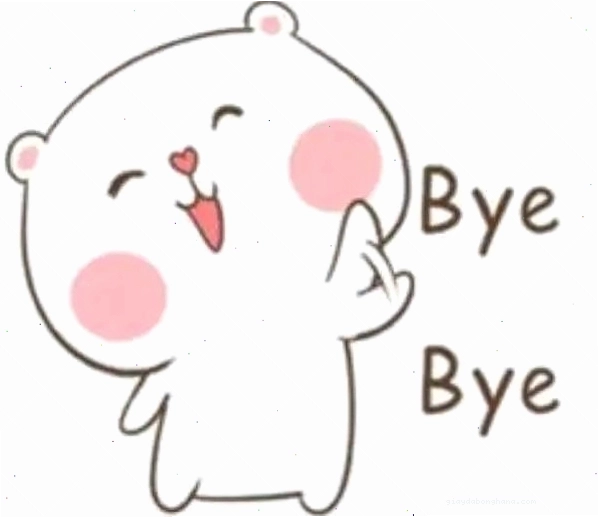 Meme bye dễ thương và hài hước