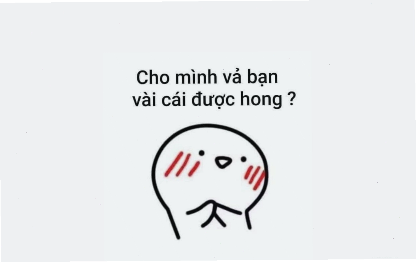 Meme chế hài hước về sự thèm thuồng