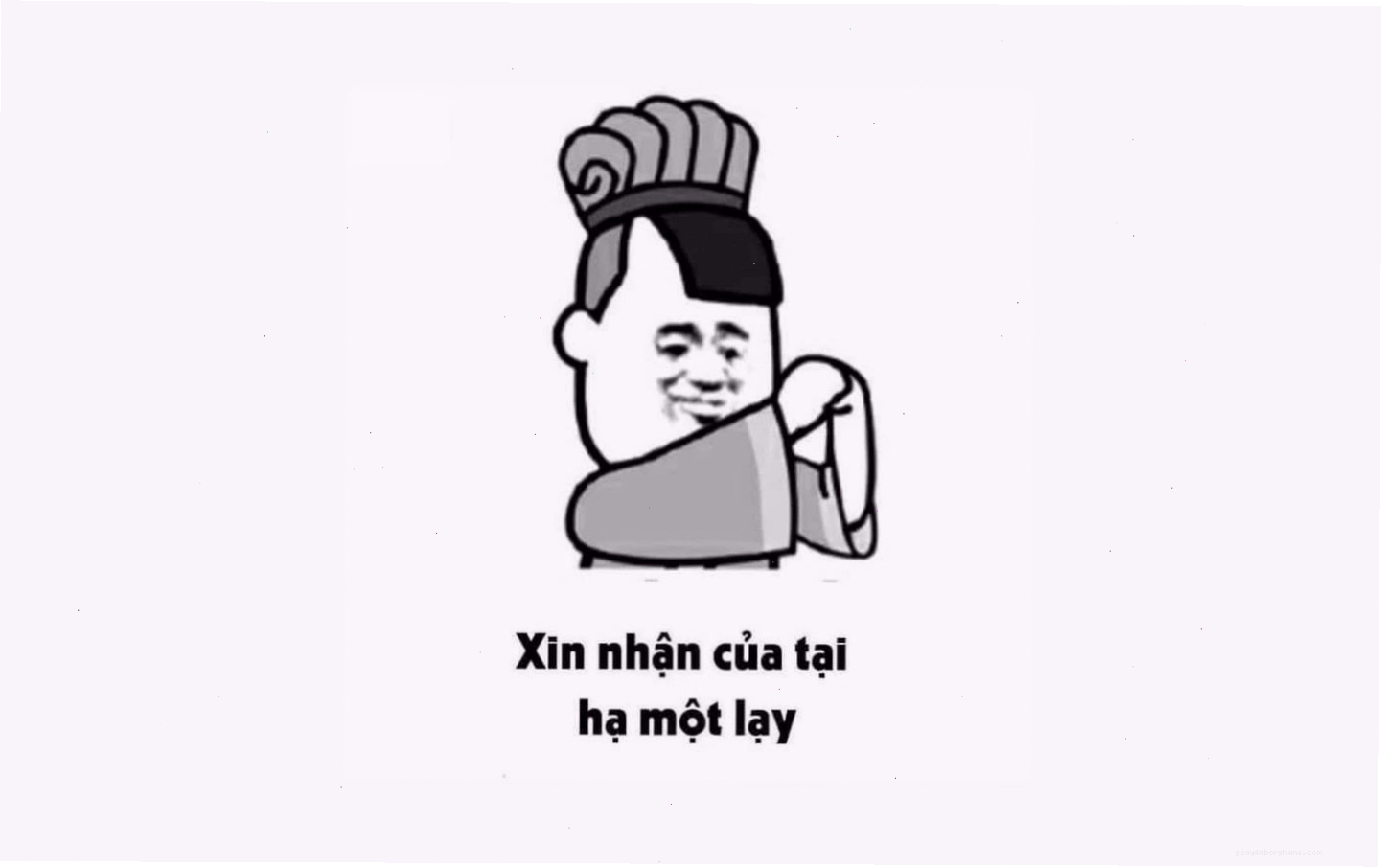 Meme chú chó với biểu cảm 