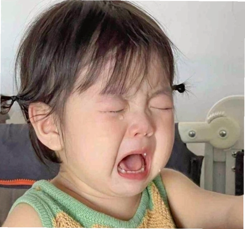 Meme em bé khóc nức nở