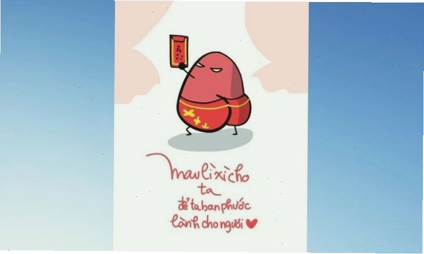 Meme lì xì Tết 2026 xuân Bính Ngọ vui nhộn