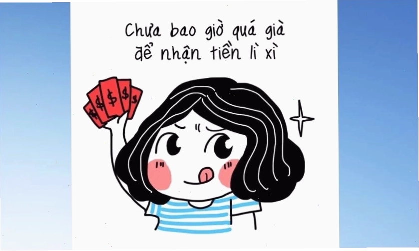 Meme lì xì Tết xuân Bính Ngọ