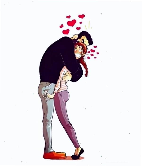 Meme ôm người yêu hạnh phúc với biểu cảm ngọt ngào