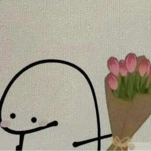 Meme tặng hoa tulip