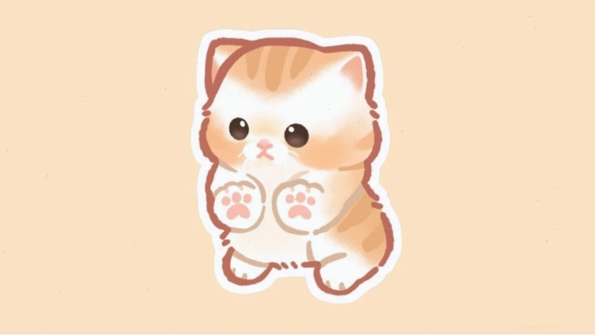 Mèo anime đang bay lượn