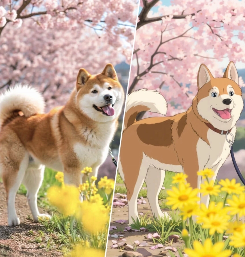 Minh họa avatar anime được tạo bởi AI