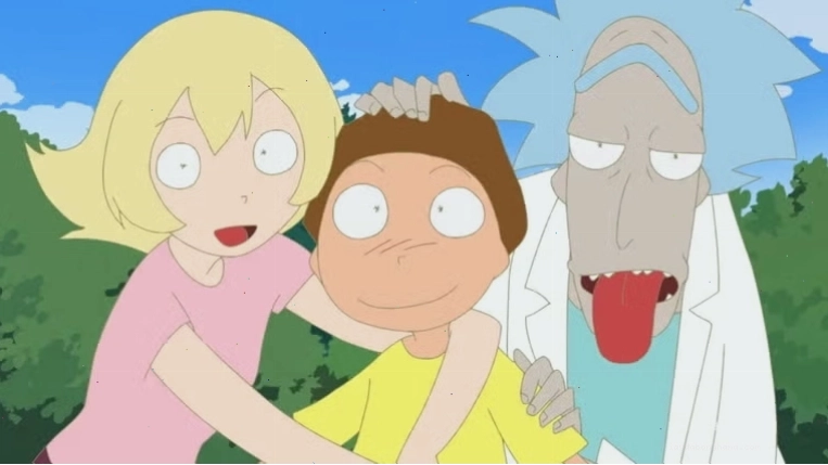 Một cảnh trong series phim hoạt hình Rick and Morty