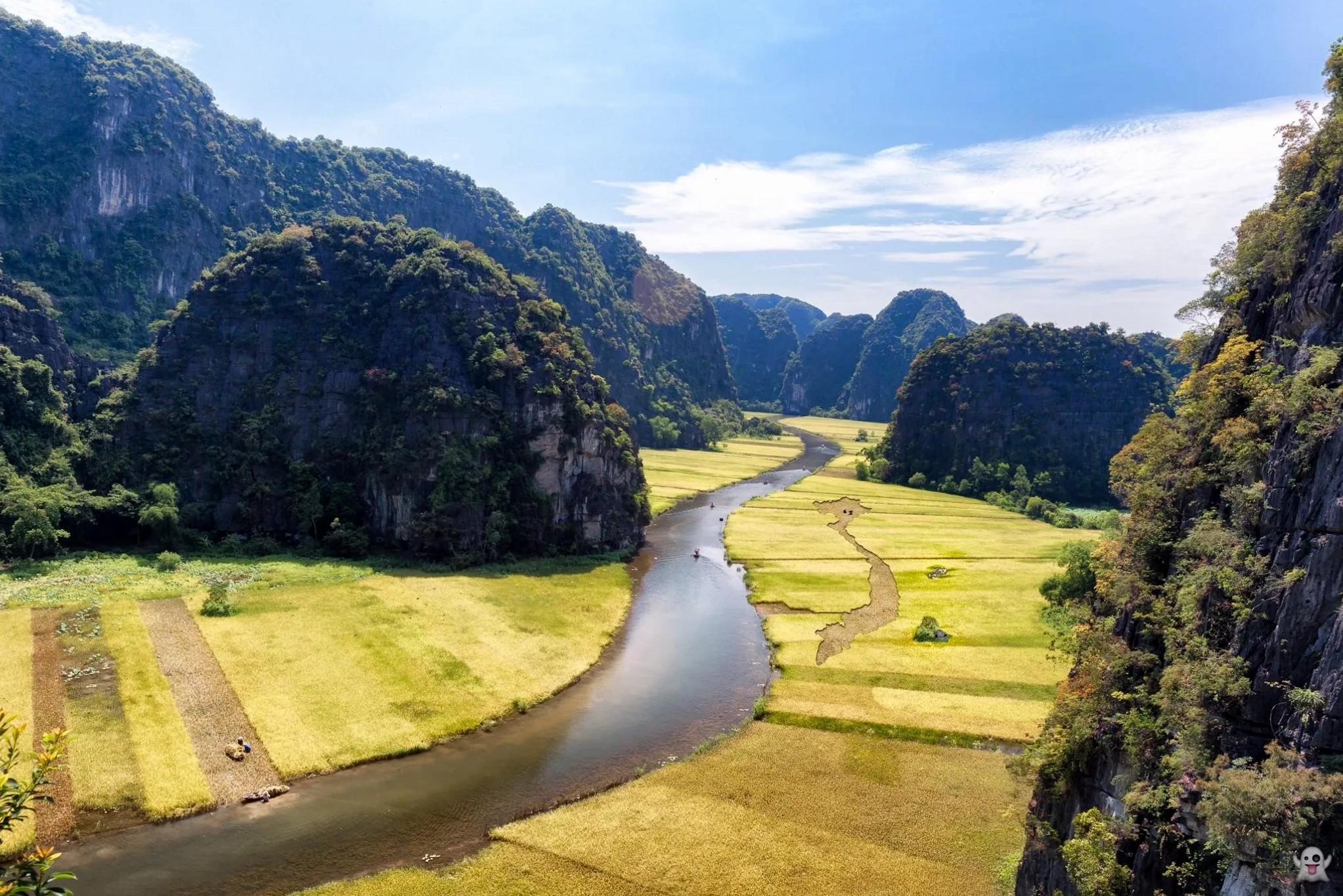 Mùa vàng trên những cánh đồng Tam Cốc - Bích Động