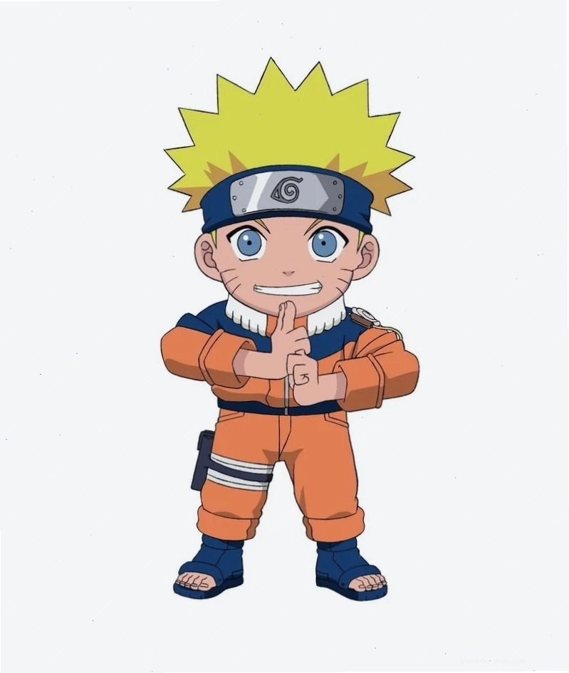 Naruto chibi siêu đáng yêu, phù hợp cho fan anime