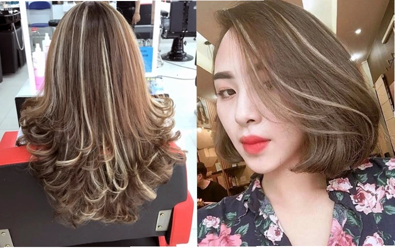 Nâu hạt dẻ kết hợp highlight tạo điểm nhấn ấn tượng