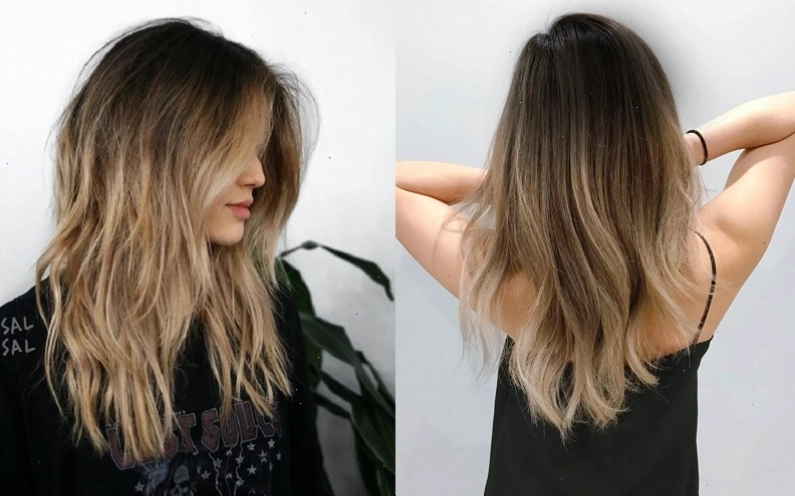 Nâu hạt dẻ ombre độc đáo và thời thượng