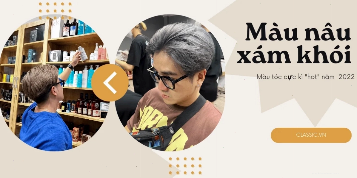 Nâu xám khói nam mang đến vẻ ngoài ấm áp và tinh tế