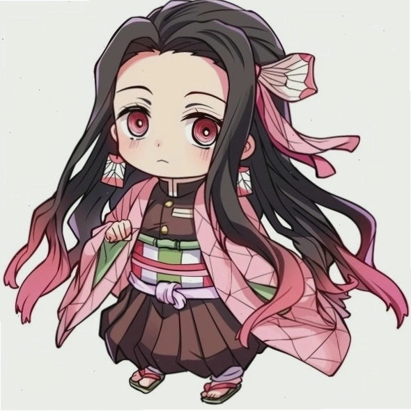 Nezuko chibi cute dễ thương đến tan chảy trái tim