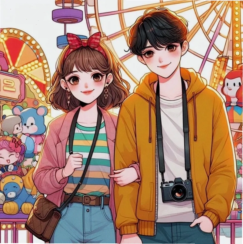 Ngất ngây cùng cặp đôi chibi cute